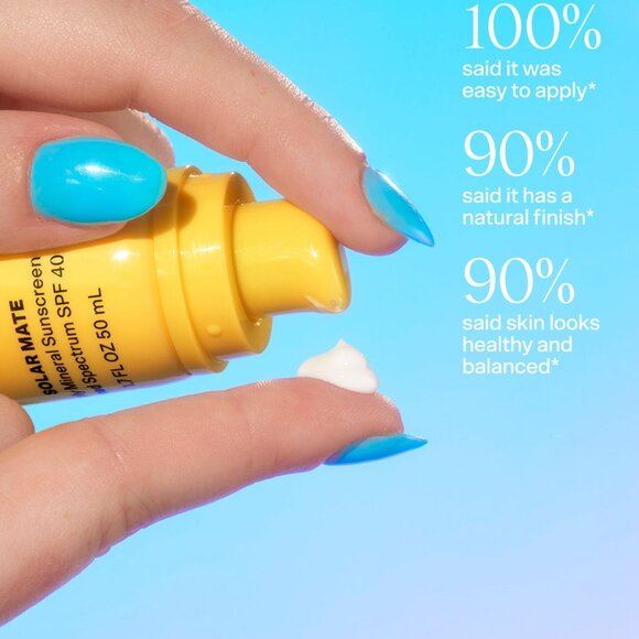 Solar Mate Invisible Daily Mineral SPF 40 Sunscreen Broad Spectrum 1.7 oz /50 mL - Picture 2 of 9